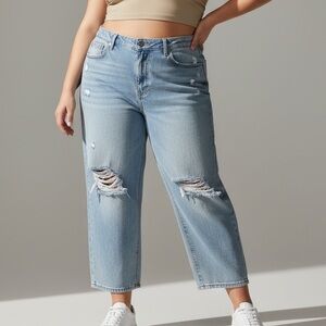 Juicy Couture Distressed Boyfriend Jeans | Women’s 18W | NWT